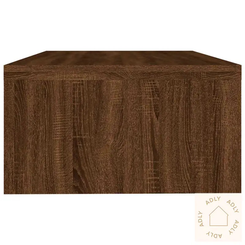 Skjermstativ Brun Eik 42X24X13 Cm Konstruert Tre