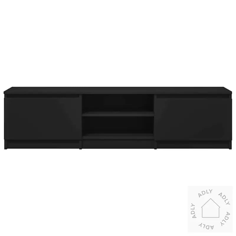 Tv-Benk Svart 140X40X35,5 Cm Konstruert Tre