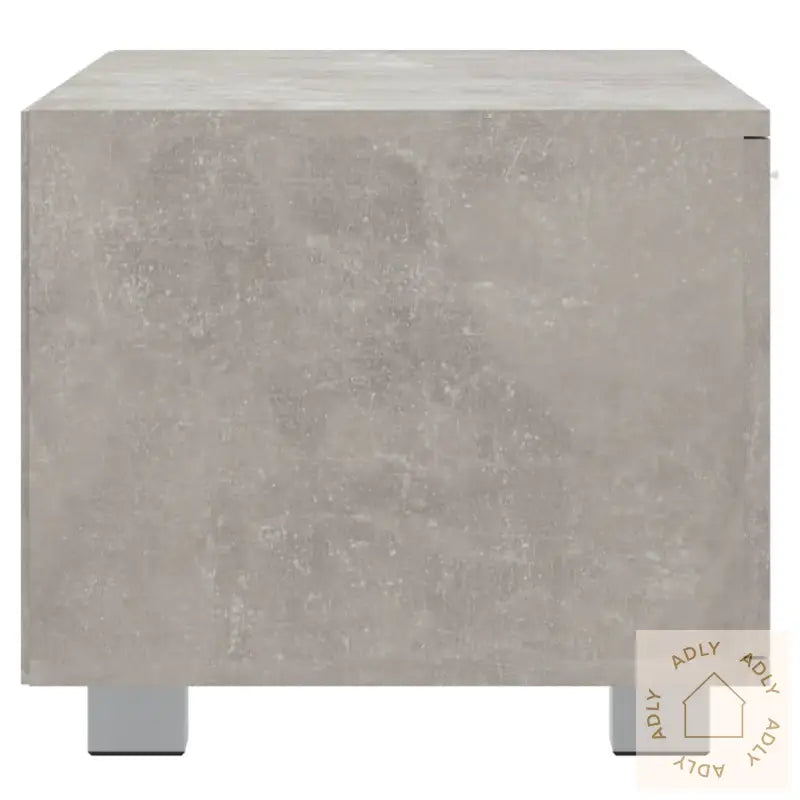 Tv-Benk Betonggrå 120X40,5X35 Cm Konstruert Tre
