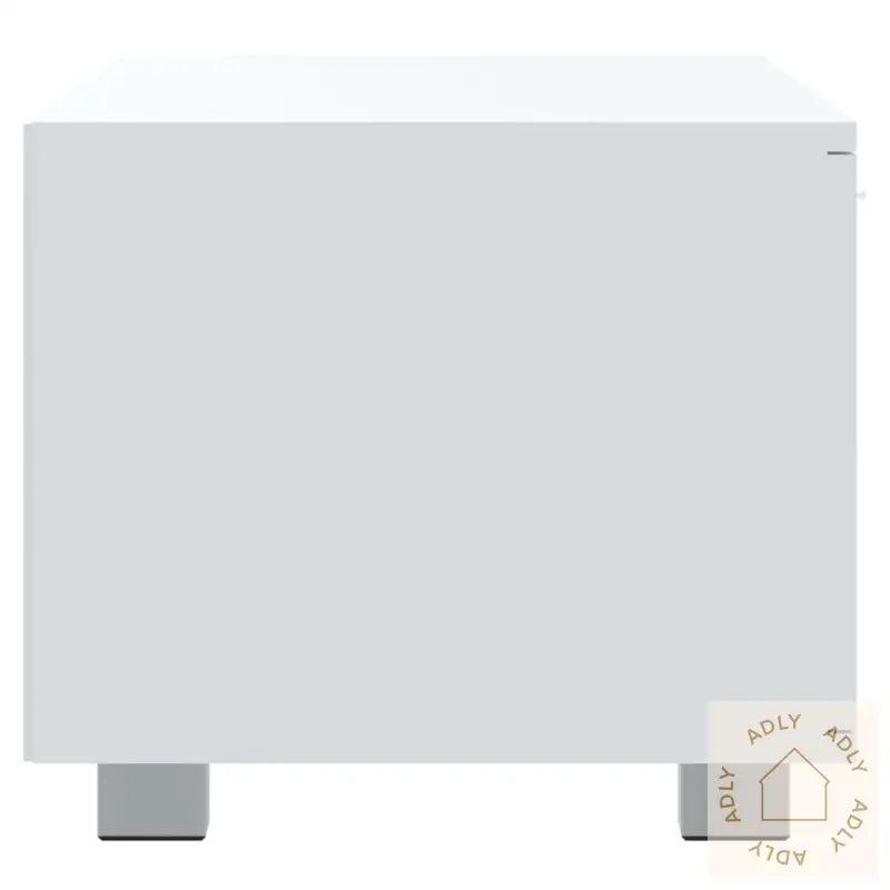 Tv-Benk Hvit 120X40,5X35 Cm Konstruert Tre