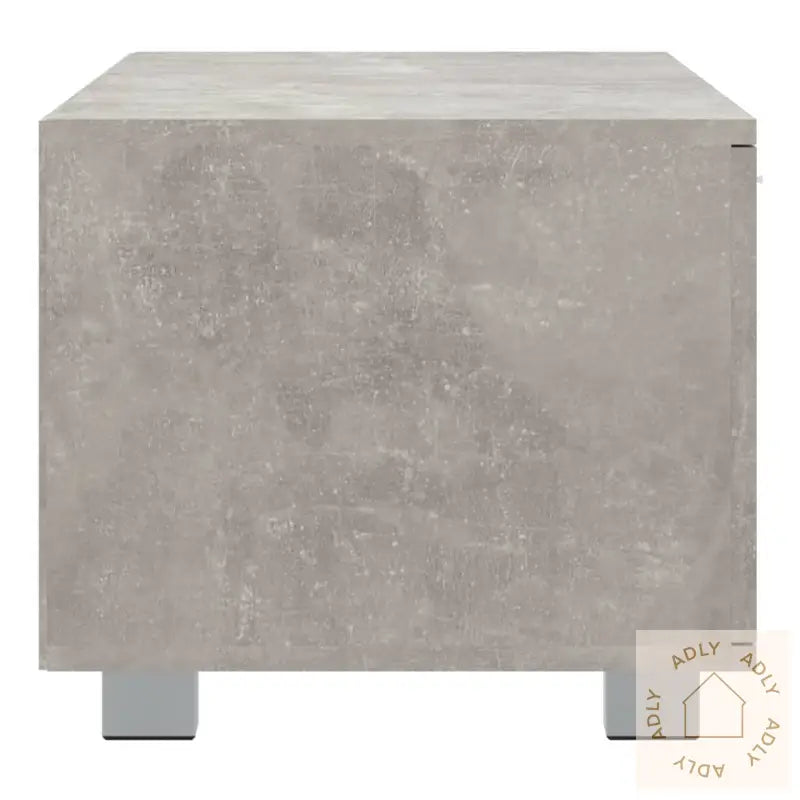 Tv-Benk Betonggrå 140X40,5X35 Cm Konstruert Tre