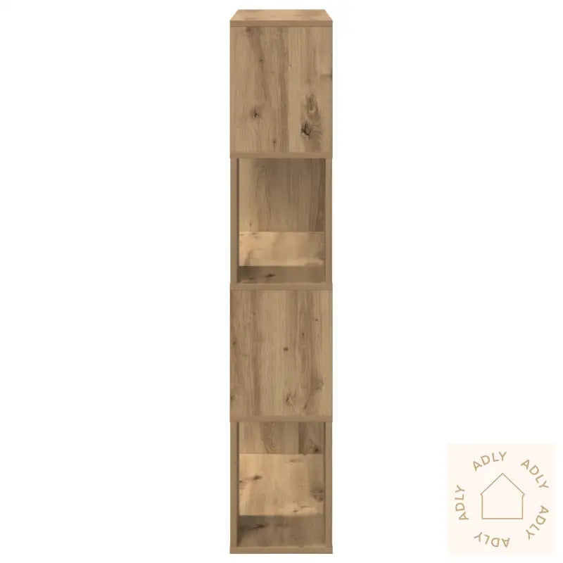 Bokhylle Artisan Eik Konstruert Tre 80 X 24 X 124 Cm Oppbevaring