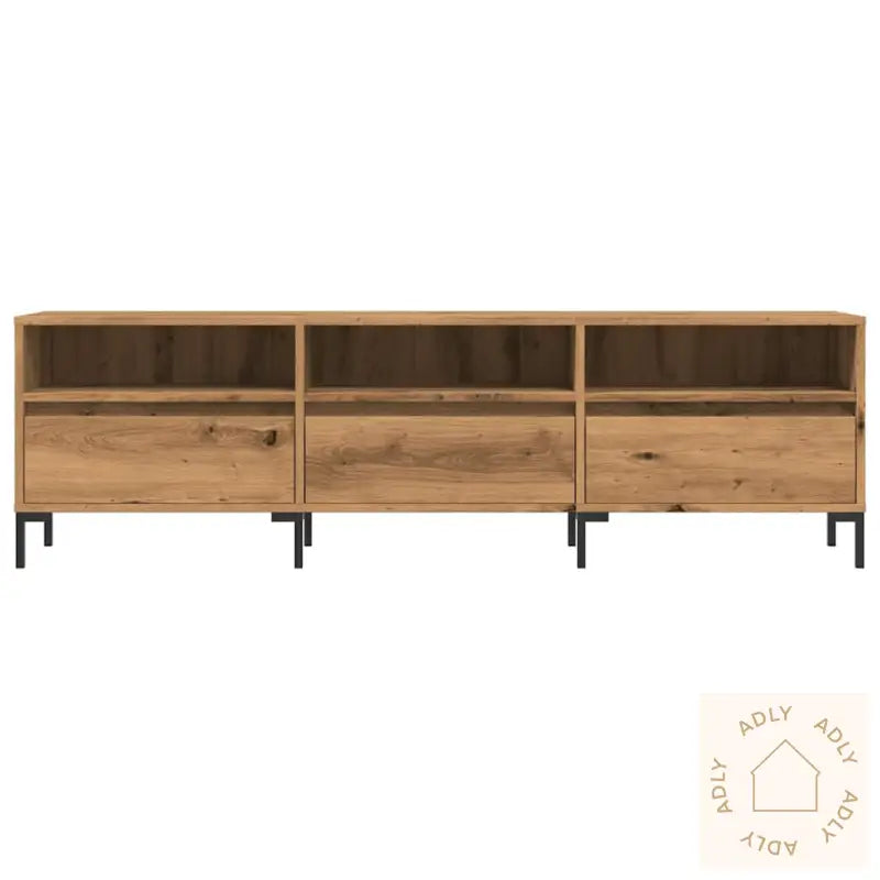 Tv-Benk Artisan Eik 150X30X44,5 Cm Konstruert Tre