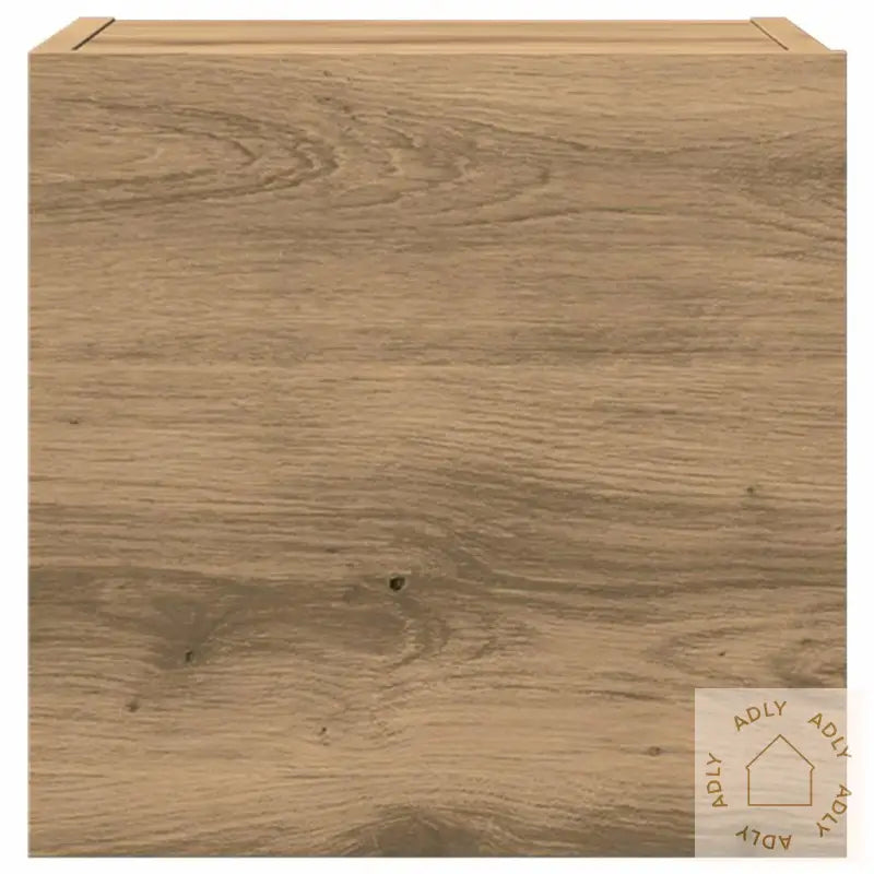 Tv-Skapsett 7 Deler Veggmontert Artisan Eik