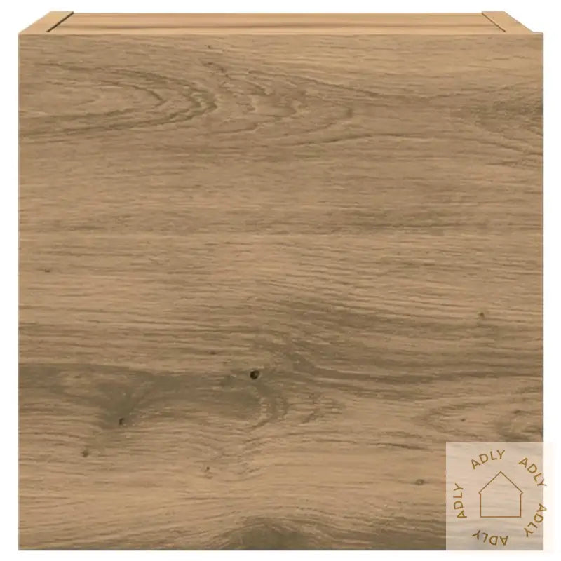 Tv-Skapsett 4 Deler Veggmontert Artisan Eik Konstruert Tre