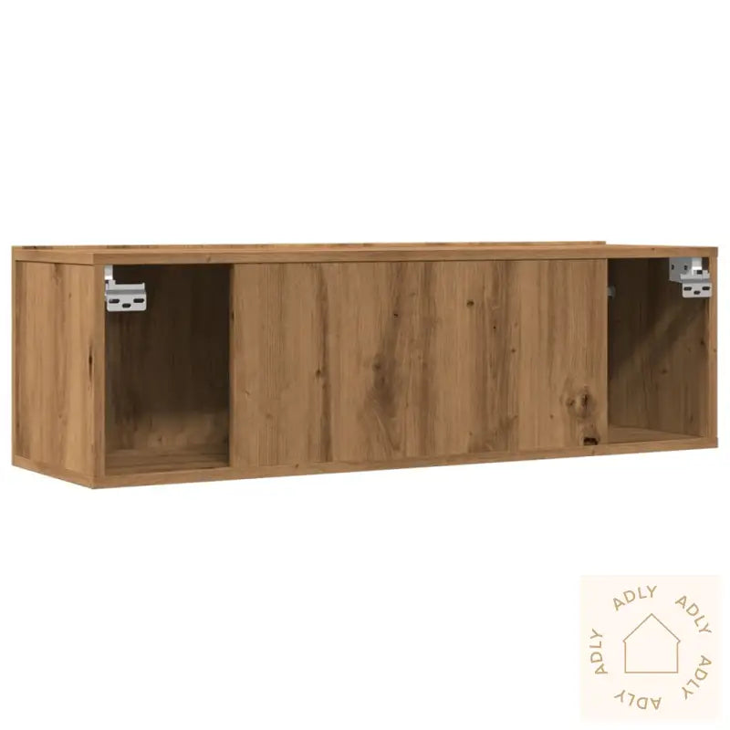 Veggmonterte Tv-Benker 2 Stk Artisan Eik 100X30X30 Cm