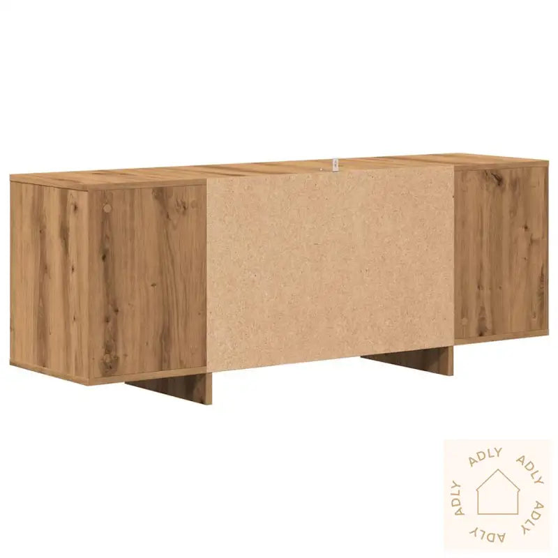 Tv-Benk Artisan Eik 130X35X50 Cm Konstruert Tre