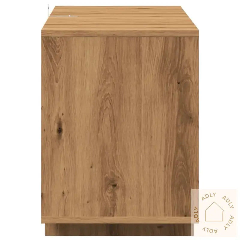 Tv-Benk Artisan Eik 130X35X50 Cm Konstruert Tre