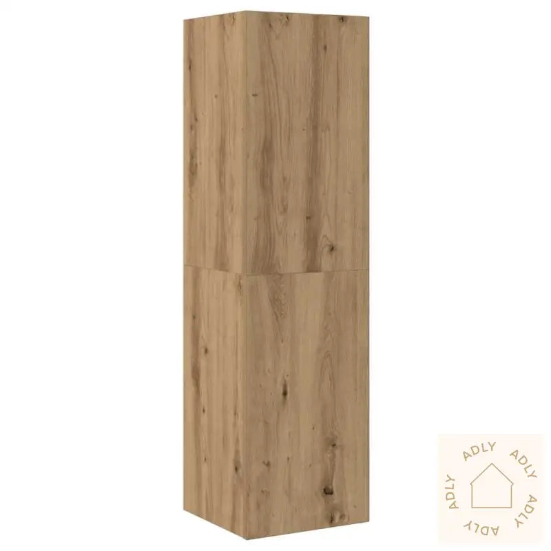 Tv-Skapsett 7 Deler Veggmontert Artisan Eik Konstruert Tre