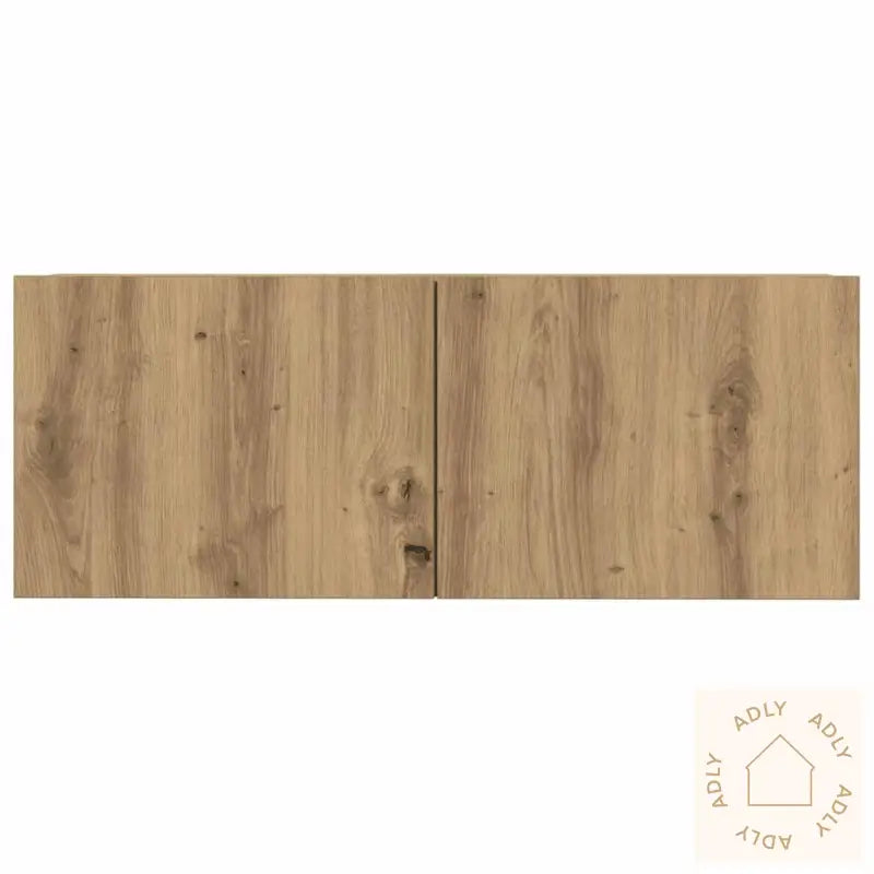 Tv-Skapsett 7 Deler Veggmontert Artisan Eik Konstruert Tre