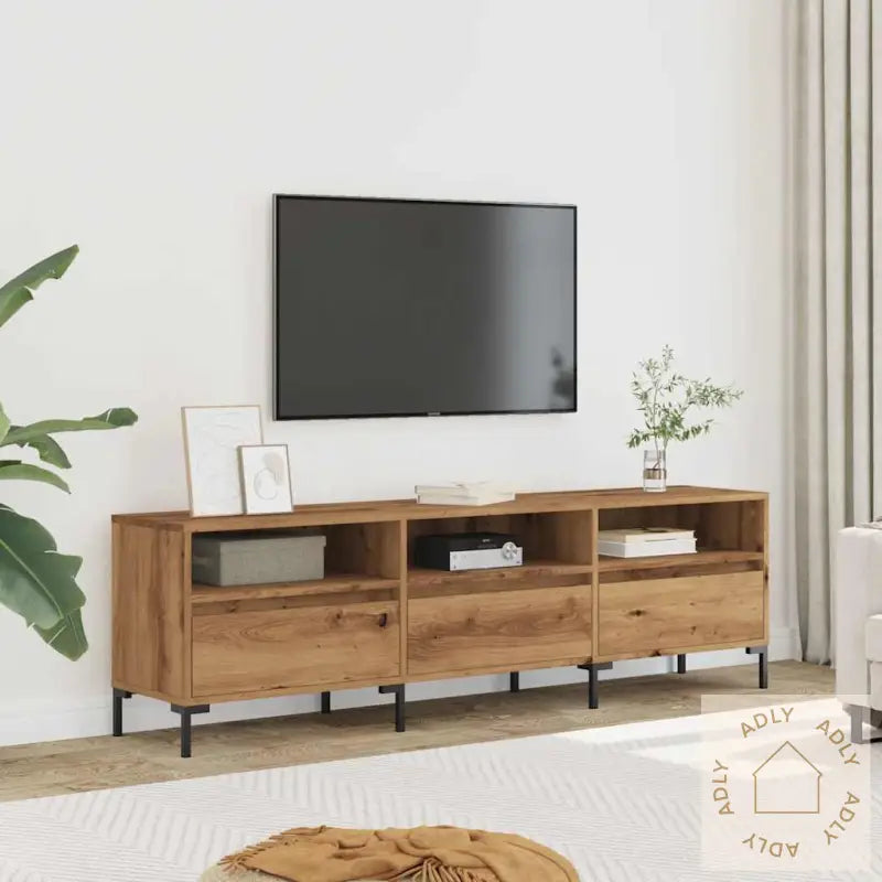 Tv-Benk Artisan Eik 150X30X44,5 Cm Konstruert Tre