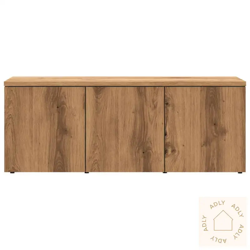 Tv-Benk Artisan Eik 80X34X30 Cm Konstruert Tre