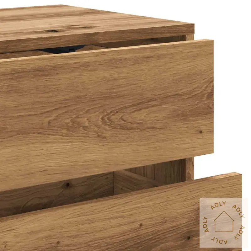 Tv-Benk Artisan Eik 80X34X35,5 Cm Konstruert Tre