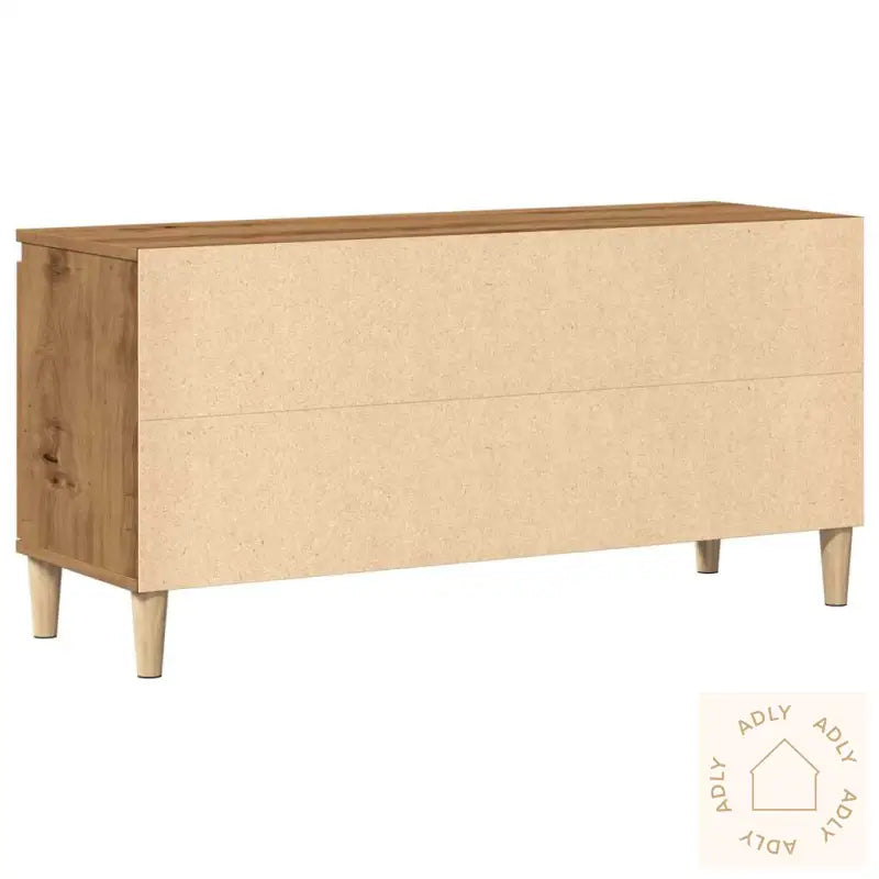 Tv-Benk Artisan Eik 102X35X50 Cm Konstruert Tre
