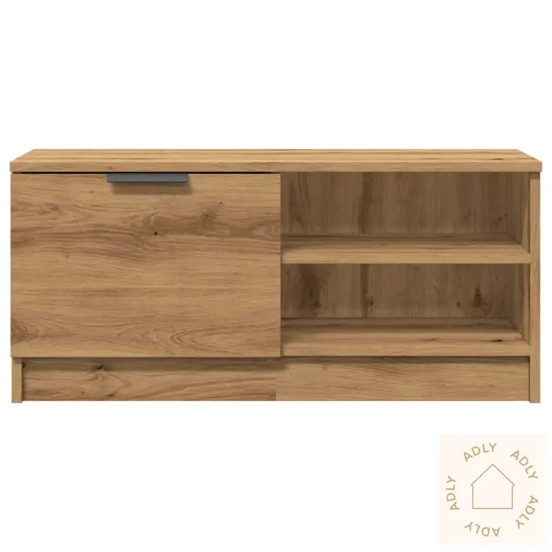 Tv-Benker 2 Stk Artisan Eik 80X35X36,5 Cm Konstruert Tre