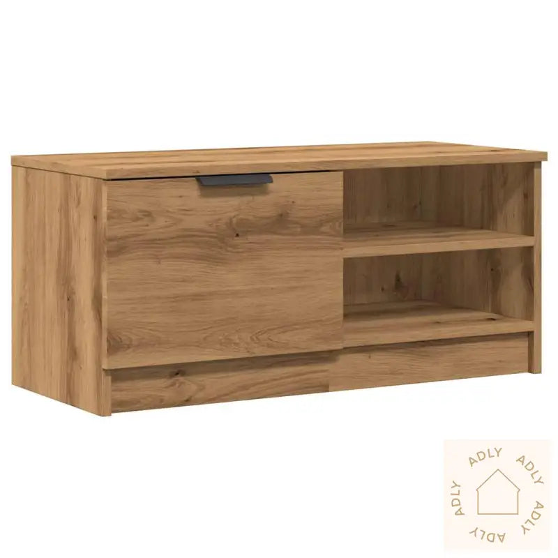 Tv-Benker 2 Stk Artisan Eik 80X35X36,5 Cm Konstruert Tre