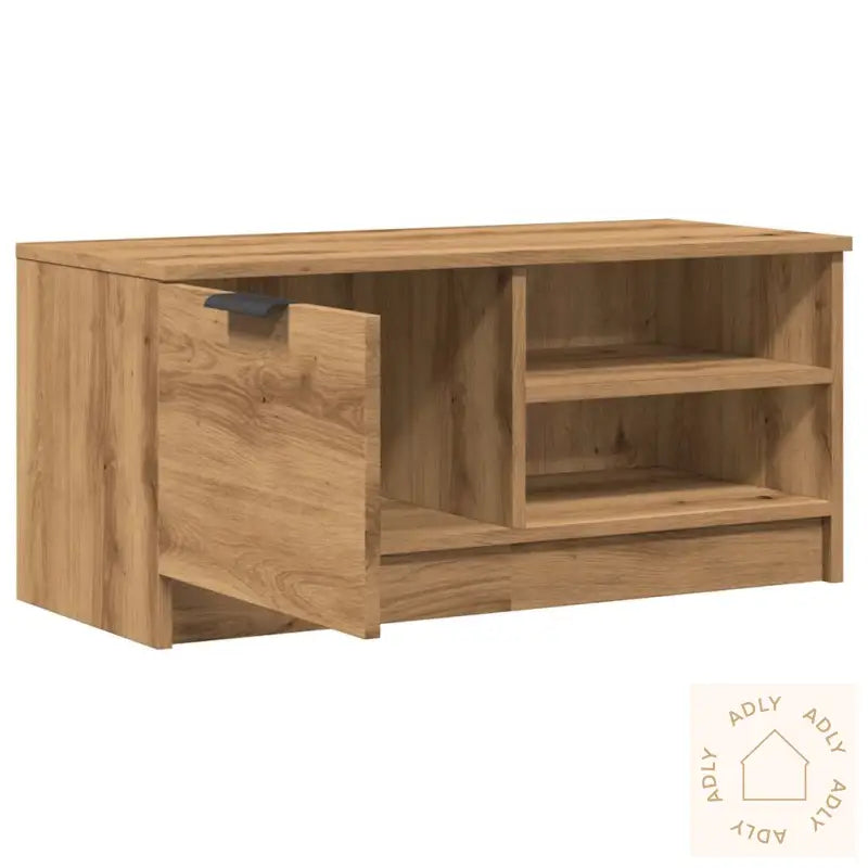Tv-Benker 2 Stk Artisan Eik 80X35X36,5 Cm Konstruert Tre