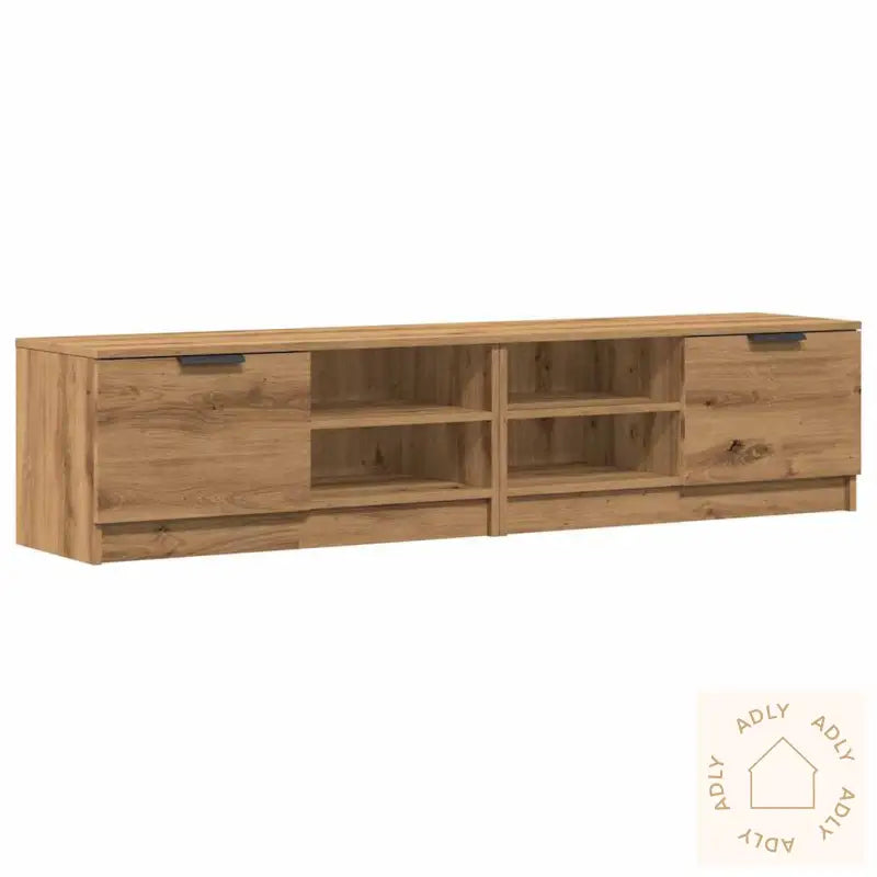 Tv-Benker 2 Stk Artisan Eik 80X35X36,5 Cm Konstruert Tre