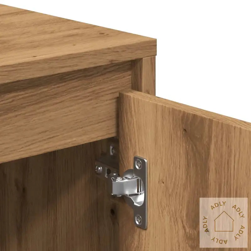 Tv-Benk Artisan Eik 102X37,5X52,5 Cm Konstruert Tre