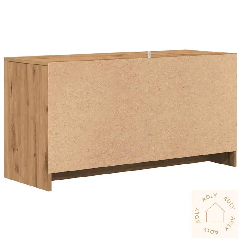 Tv-Benk Artisan Eik 102X37,5X52,5 Cm Konstruert Tre