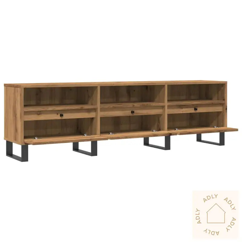 Tv-Benk Artisan Eik 150X30X44,5 Cm Konstruert Tre
