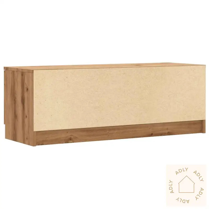 Tv-Benk Artisan Eik 102X35X36,5 Cm Konstruert Tre