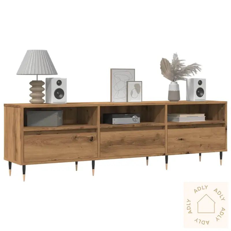 Tv-Benk Artisan Eik 150X30X44,5 Cm Konstruert Tre