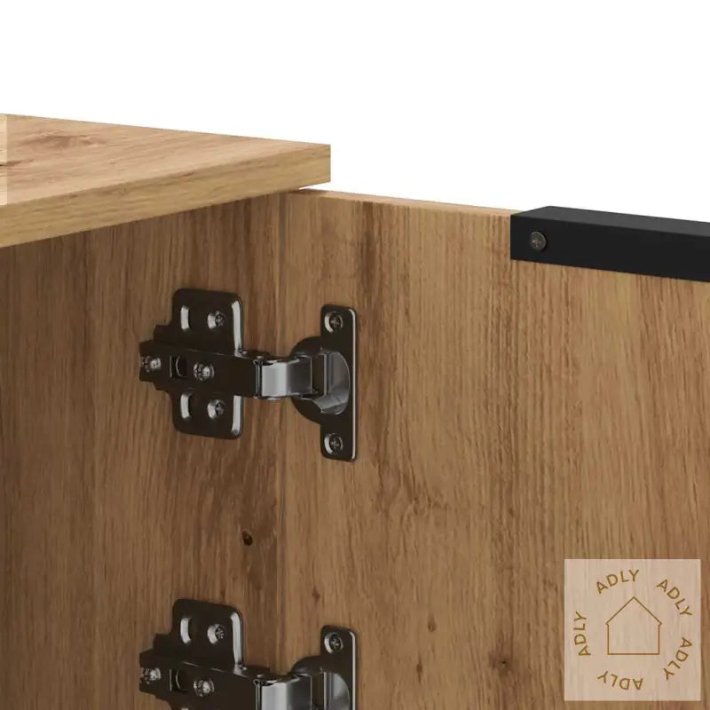 Tv-Benk Artisan Eik 102X35X36,5 Cm Konstruert Tre