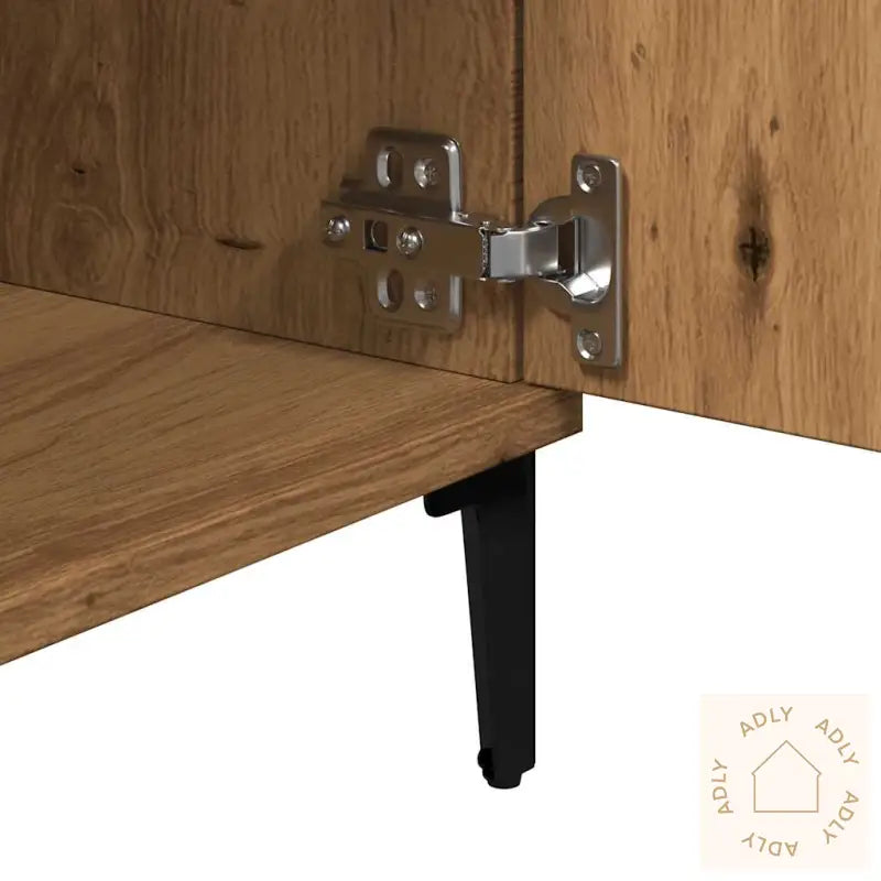 Tv-Benk Artisan Eik 102X35X50 Cm Konstruert Tre