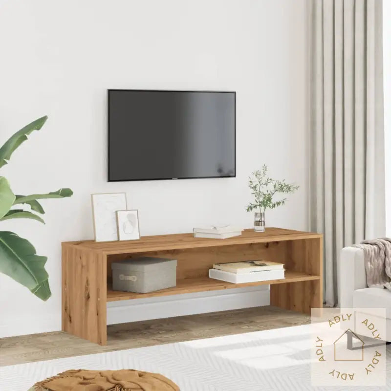 Tv-Benk Artisan Eik 120X40X40 Cm Sponplate