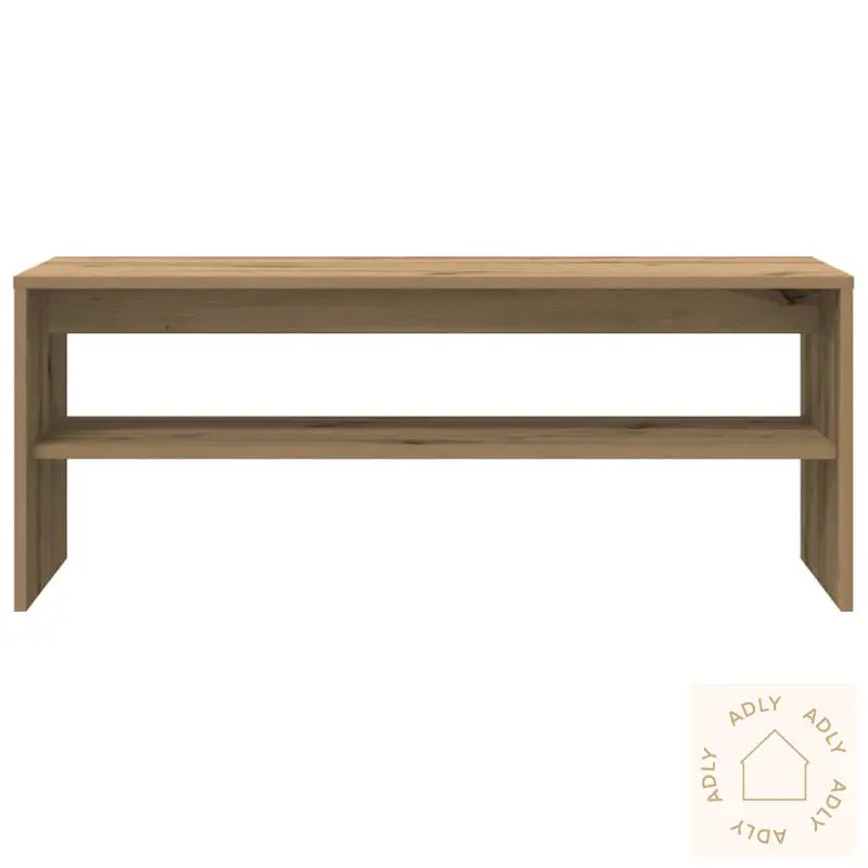 Tv-Benk Artisan Eik 100X40X40 Cm Konstruert Tre