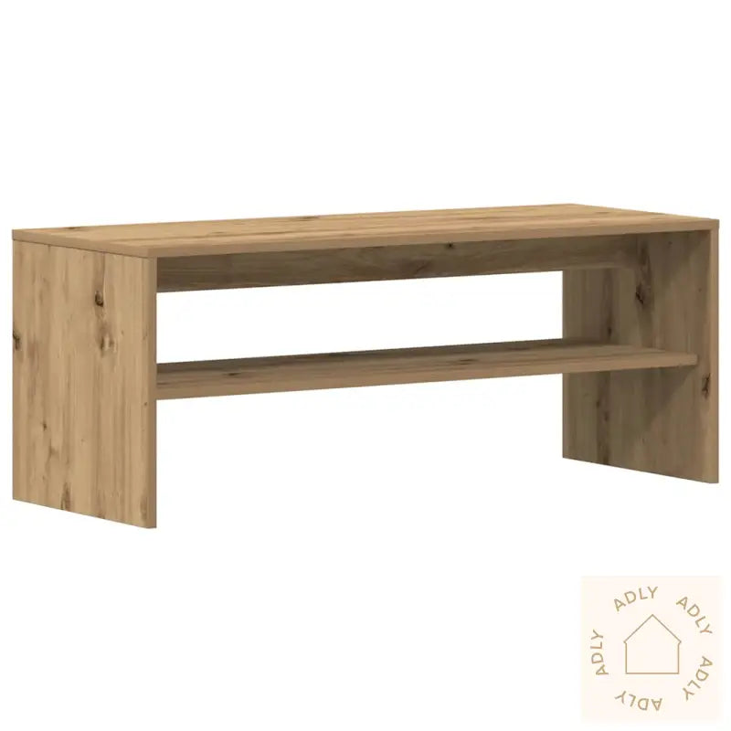 Tv-Benk Artisan Eik 100X40X40 Cm Konstruert Tre