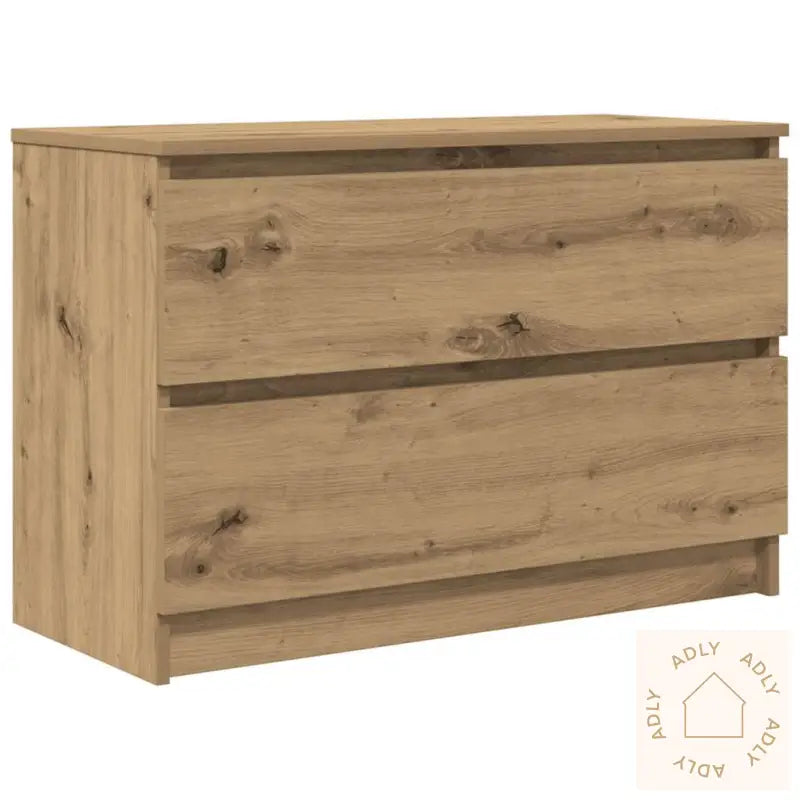 Tv-Benk Artisan Eik 80X35X54 Cm Konstruert Tre