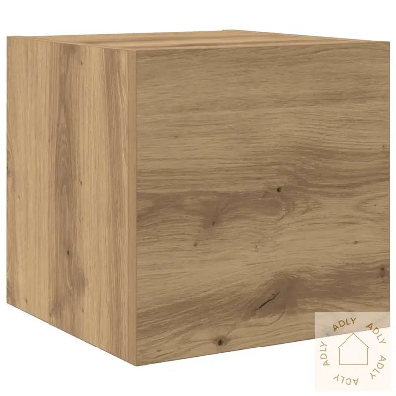 6 Delt Tv-Skap Sett Artisan Eik Konstruert Tre