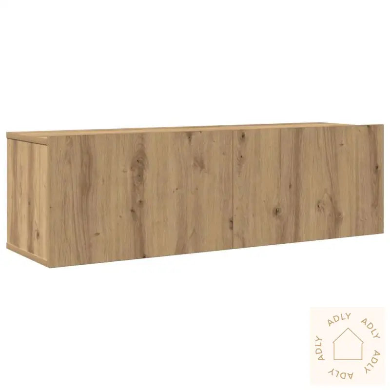 6 Delt Tv-Skap Sett Artisan Eik Konstruert Tre