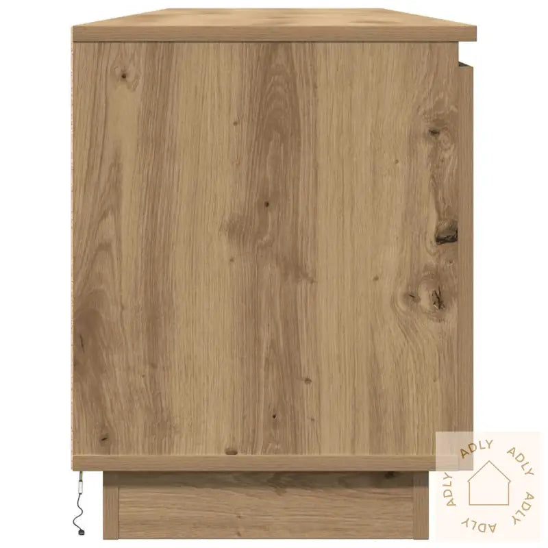 Tv Skap Med Led Artisan Eik 180X38X49 Cm Konstruert Tre
