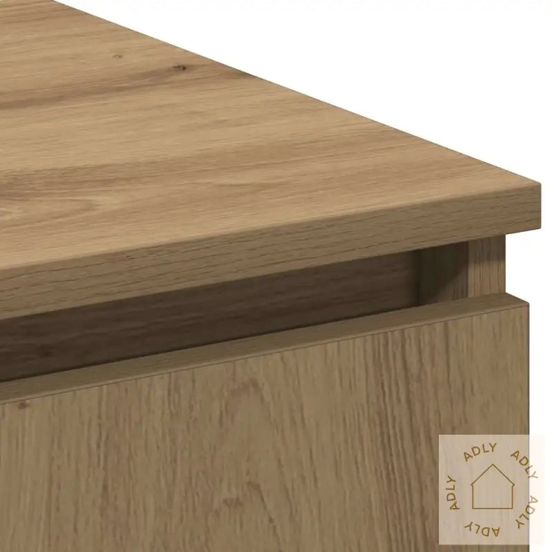 Tv Skap Med Led Artisan Eik 180X38X49 Cm Konstruert Tre