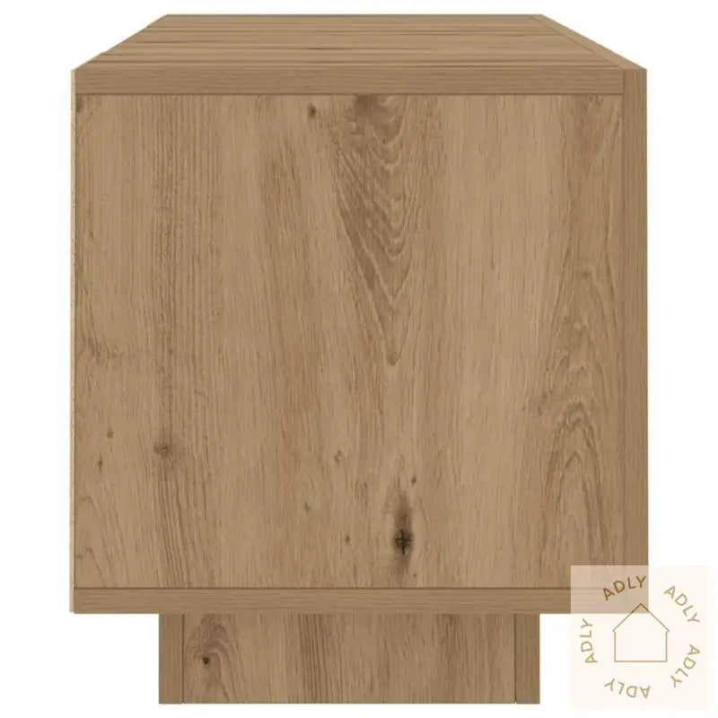 Tv-Benk Med Led-Lys Artisan Eik 160X35X40 Cm Konstruert Tre