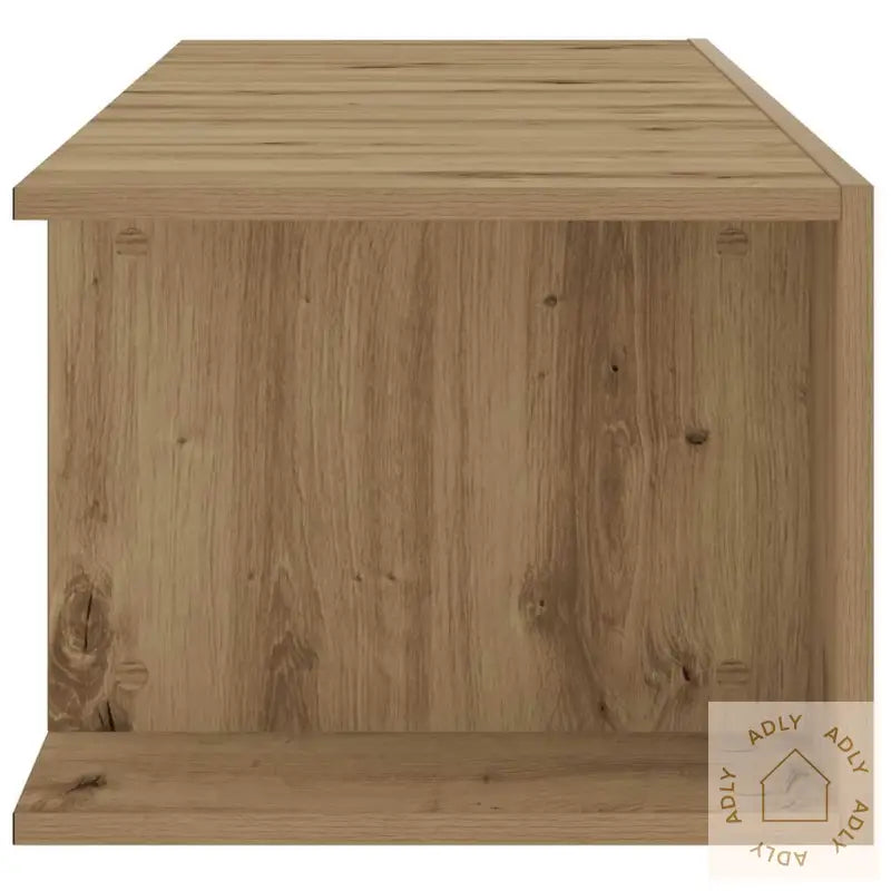 Tv-Benk Med Led-Lys Artisan Eik 135X39X30 Cm Konstruert Tre