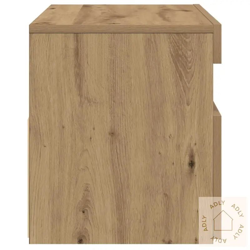 Tv-Benk Med Led-Lys Artisan Eik 75X35X40 Cm Konstruert Tre