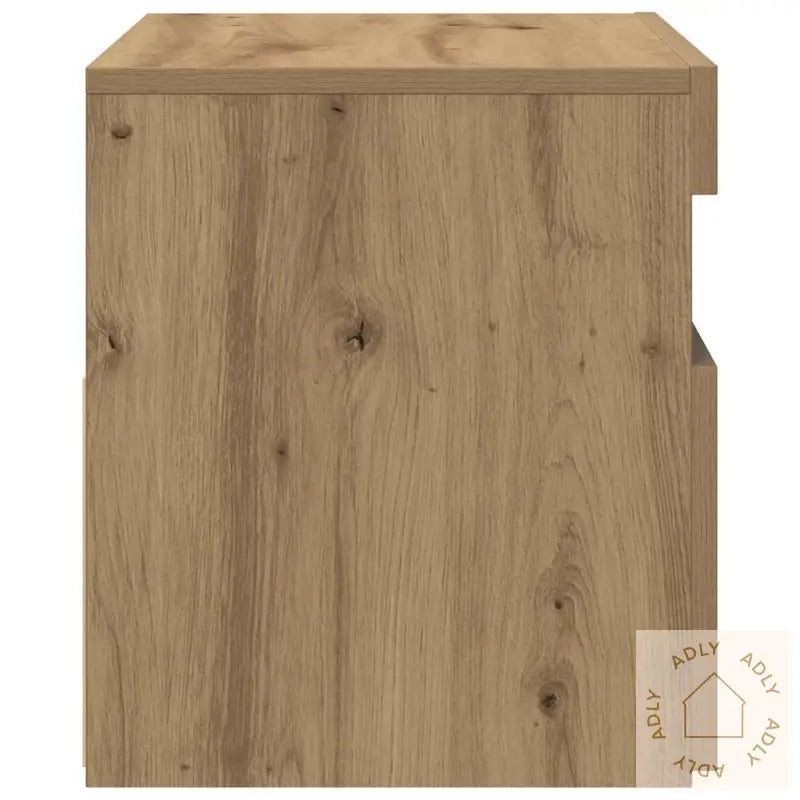 Tv-Benk Med Led-Lys Artisan Eik 60X35X40 Cm Konstruert Tre