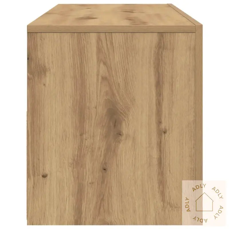 Tv-Benk Med Led-Lys Artisan Eik 120X35X40 Cm Konstruert Tre