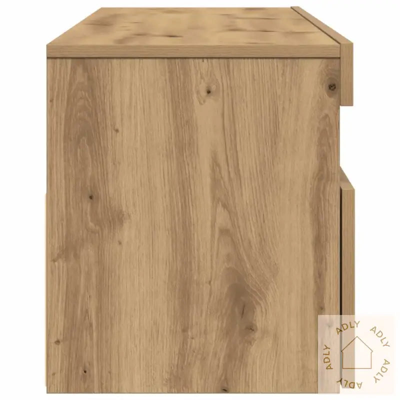 Tv-Benk Med Led-Lys Artisan Eik 120X35X40 Cm Konstruert Tre