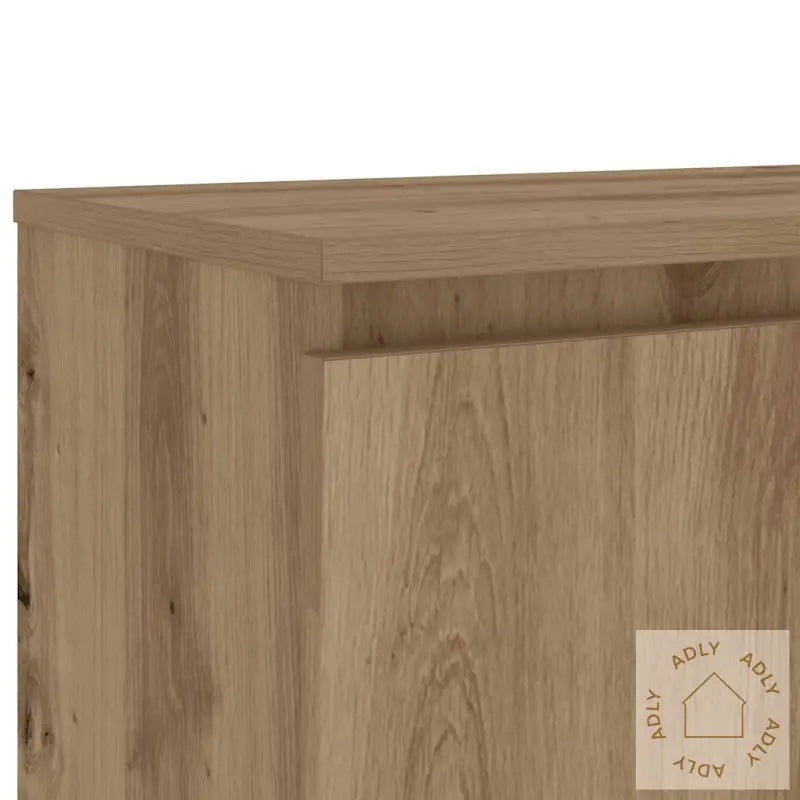 Tv-Benk Med Led-Lys Artisan Eik 120X30X36 Cm Konstruert Tre