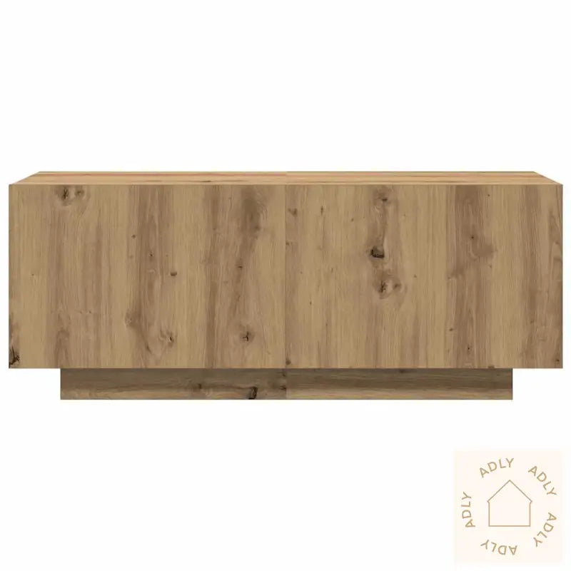 Tv-Benk Artisan Eik 100X35X40 Cm Konstruert Tre