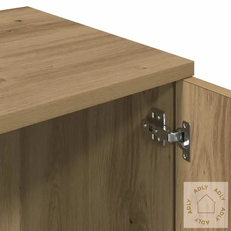 Tv-Benk Artisan Eik 120X34X37 Cm Konstruert Tre