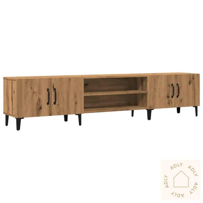 Tv-Benk Artisan Eik 180X31,5X40 Cm Konstruert Tre