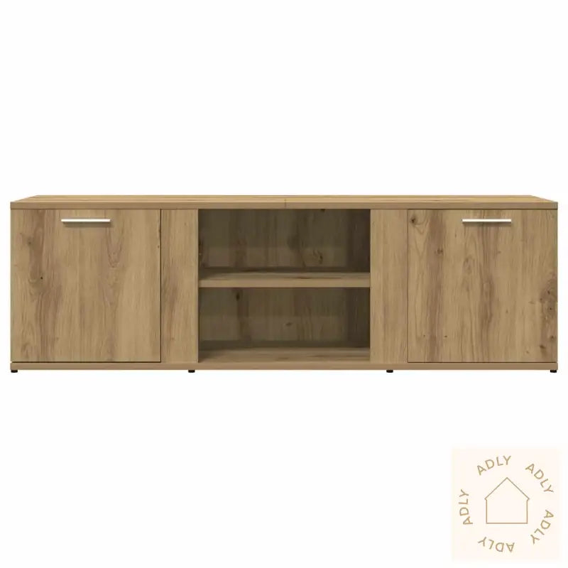 Tv-Benk Artisan Eik 120X34X37 Cm Konstruert Tre