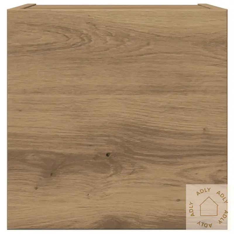 Tv-Skapsett 8 Deler Veggmontert Artisan Eik Konstruert Tre