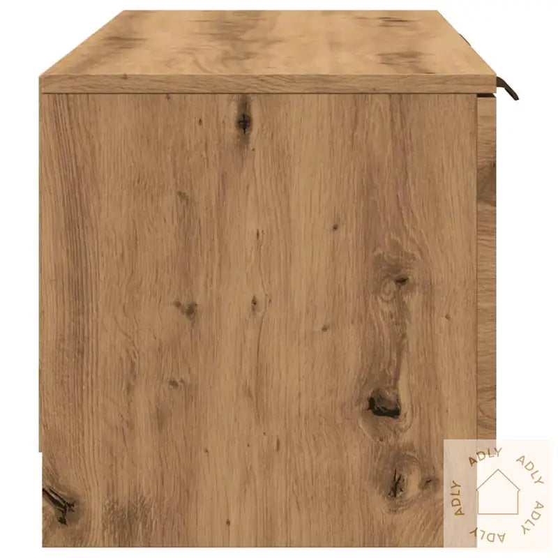 Tv-Benk Artisan Eik 102X35X36,5 Cm Konstruert Tre